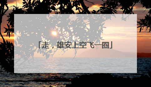 走，雄安上空飞一圈