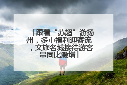 跟着“苏超”游扬州，多重福利迎客流，文旅名城接待游客量同比激增