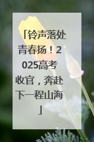 铃声落处青春扬！2025高考收官，奔赴下一程山海