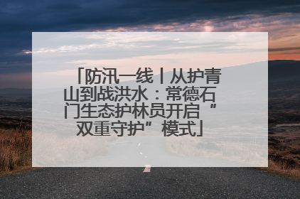 防汛一线丨从护青山到战洪水：常德石门生态护林员开启“双重守护”模式