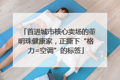 首进城市核心卖场的董明珠健康家，正撕下“格力=空调”的标签