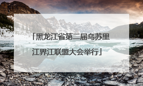 黑龙江省第二届乌苏里江界江联盟大会举行