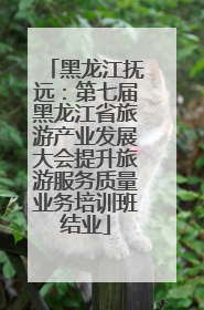 黑龙江抚远：第七届黑龙江省旅游产业发展大会提升旅游服务质量业务培训班结业