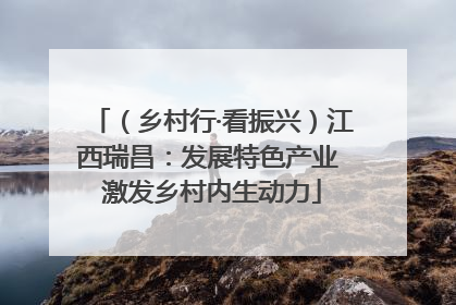 （乡村行·看振兴）江西瑞昌：发展特色产业 激发乡村内生动力
