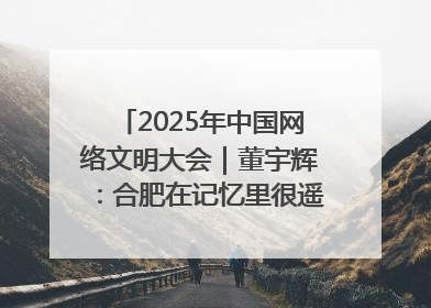 2025年中国网络文明大会｜董宇辉：合肥在记忆里很遥远也很亲切