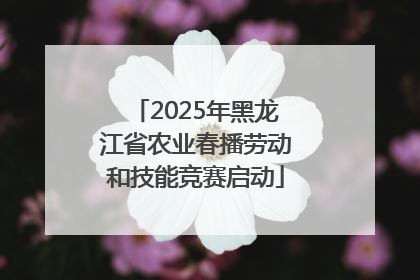 2025年黑龙江省农业春播劳动和技能竞赛启动