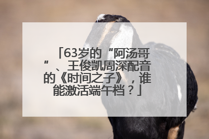 63岁的“阿汤哥”、王俊凯周深配音的《时间之子》，谁能激活端午档？
