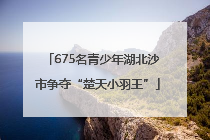675名青少年湖北沙市争夺“楚天小羽王”