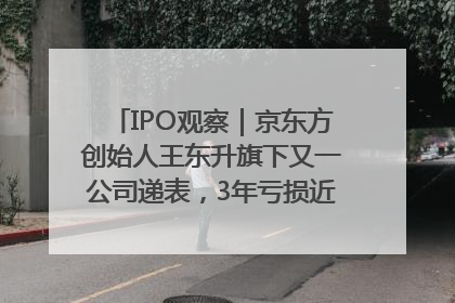 IPO观察｜京东方创始人王东升旗下又一公司递表，3年亏损近50亿元，近8成收入来自同一客户